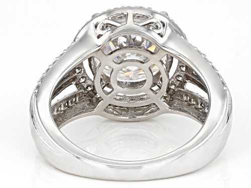 Pre-Owned MOISSANITE FIRE(R) 4.77CTW DEW ROUND INFERNO CUT(TM) & ROUND BRILLIANT PLATINEVE(R) RING - Size 8