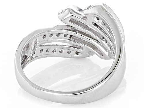 Pre-Owned MOISSANITE FIRER®.80CTW DEW ROUND BRILLIANT PLATINEVE® RING - Size 6