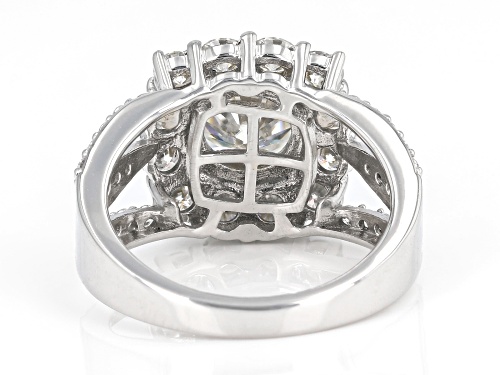 Pre-Owned MOISSANITE FIRE® 3.62CTW DEW ROUND BRILLIANT PLATINEVE® RING - Size 8