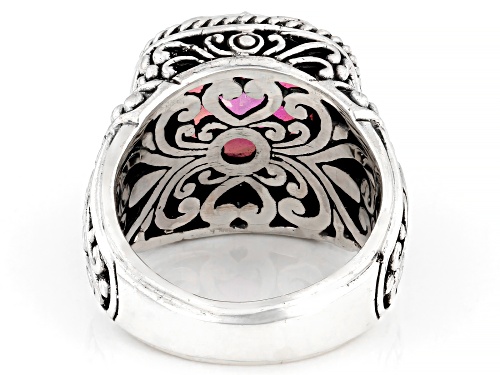 Pre-Owned Artisan Collection of Bali™ 5.40ct Pink Azotic Quartz Sterling Silver Solitaire Ring - Size 6