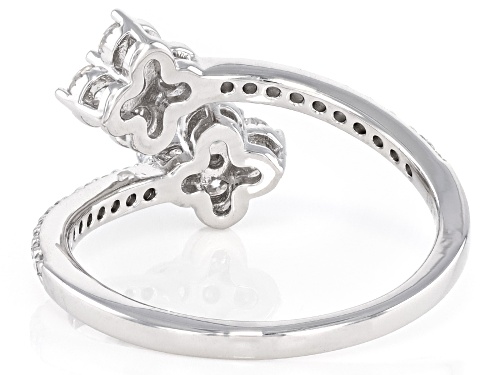 Pre-Owned MOISSANITE FIRE® 0.70CTW DEW ROUND BRILLIANT PLATINEVE® RING - Size 9