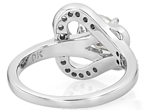Pre-Owned MOISSANITE FIRE® 1.87CTW DEW ROUND BRILLIANT PLATINEVE® RING - Size 8