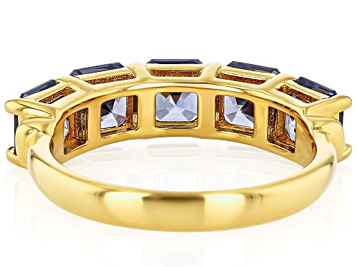 Pre-Owned Bella Luce® Esotica™ 6.07ctw Tanzanite Simulant Eterno™ Yellow Asscher Cut Ring - Size 6