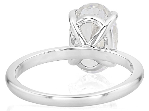 Pre-Owned Bella Luce® 5.67ctw White Diamond Simulant Rhodium Over Brass Ring - Size 7