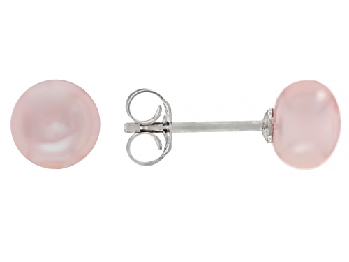 Pre-Owned 5-6mm Multi-Color Cultured Freshwater Pearl Rhodium Over Silver 18 Inch Strand & Earring S