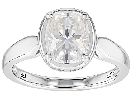 Pre-Owned MOISSANITE FIRE® 3.90CTW DEW RECTANGULAR CUSHION PLATINEVE® EARRINGS AND RING SET