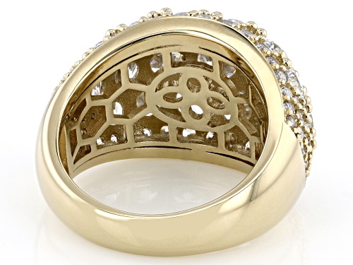 Pre-Owned Bella Luce® 10.45ctw White Diamond Simulant Eterno™ Yellow Ring(6.33ctw DEW) - Size 6