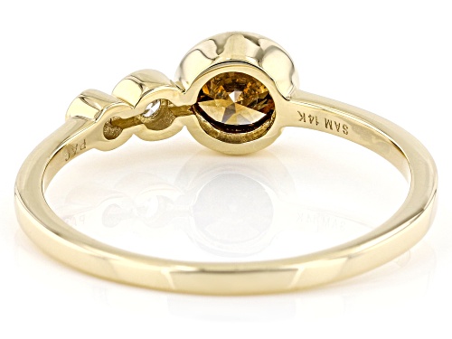 Park Avenue Collection® 0.50ctw Diamond 14k Yellow Gold April Birthstone Ring - Size 7