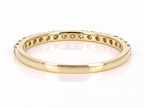 Park Avenue Collection® 0.30ctw Round Multi-Color Diamond 14k Yellow Gold Band Ring - Size 6