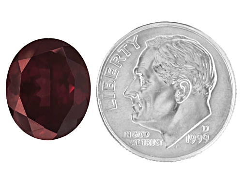 Pre-Owned Tanzanian Red Zircon Min 8.00ct 13x11mm Oval