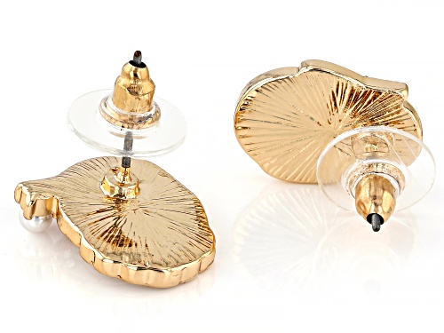 Pre-Owned Off Park® Collection Glass Crystal, Pearl Simulant & Enamel 