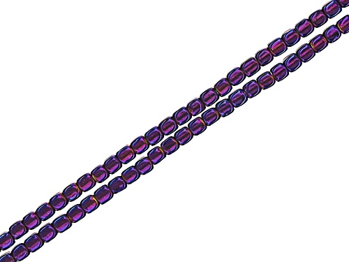 Pre-Owned Multi-Color Hematine in Assorted Shapes Bead Strand Set of 20 appx 15-16