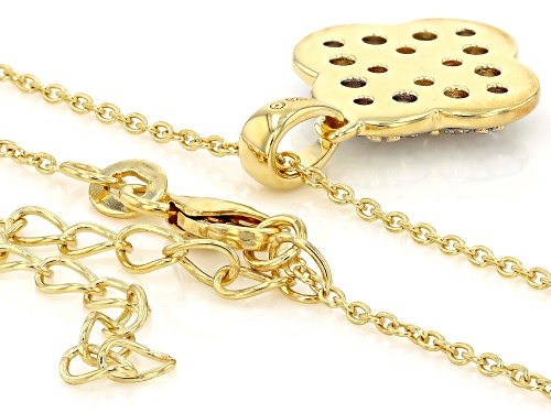 Pre-Owned Prazana® Lab-Grown Diamonds 2.00ctw Round Diamond 14K YG Over Silver Earrings, Pendant W/C