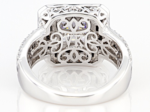 Pre-Owned Vanna K ™ for Bella Luce ® 6.44ctw Black And White Diamond Simulants Platineve ® Ring - Size 6