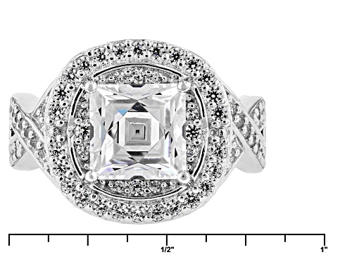 Pre-Owned Tycoon For Bella Luce ® 3.82ctw Platineve® Ring (2.54ctw Dew) - Size 7