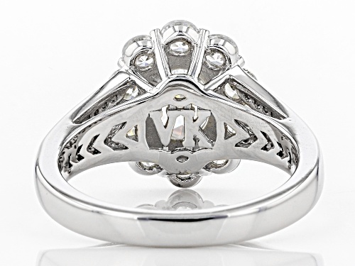 Pre-Owned Vanna K ™ For Bella Luce ® 4.28CTW Diamond Simulant Platineve ™ Ring - Size 9