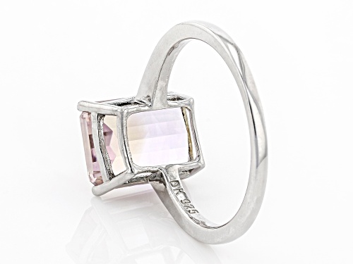 Pre-Owned Ametrine Solitaire Ring Sterling Silver - Size 8
