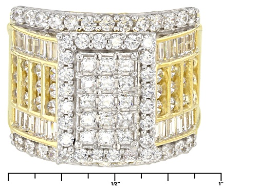Pre-Owned Bella Luce ® 5.30ctw Diamond Simulant Eterno ™ Yellow Ring (4.25ctw Dew) - Size 5
