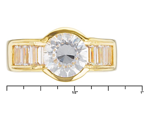 Pre-Owned Bella Luce ® Dillenium Cut 4.98ctw Eterno ™ Yellow Ring (3.44ctw Dew) - Size 7