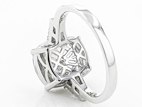 Pre-Owned Charles Winston For Bella Luce ® 7.00ctw Scintillant Cut ® Rhodium Over Sterling Silver Ri - Size 12