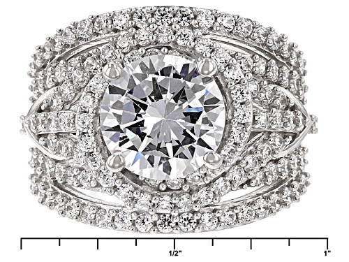 Pre-Owned Michael O' Connor For Bella Luce ® Diamond Simulant Rhodium Over Sterling Silver & Eterno™ - Size 11