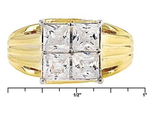 Pre-Owned Bella Luce ® 3.96ctw White Diamond Simulant Eterno ™ Yellow Ring (2.54ctw Dew) - Size 12