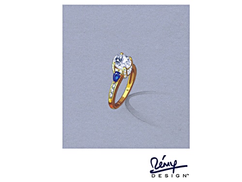 Bella Luce® 6.54ctw Lab Created Sapphire & Diamond Simulant Eterno™ Ring - Size 10