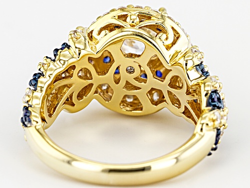 Bella Luce® 2.26ctw Diamond Simulant & Lab Created Sapphire Eterno™ Ring - Size 12