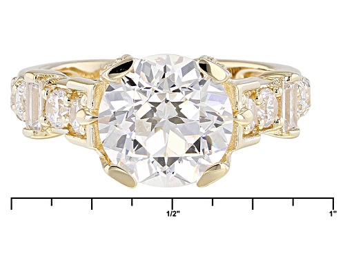 Bella Luce ® 8.81ctw White Diamond Simulant Eterno™ Yellow Ring - Size 12