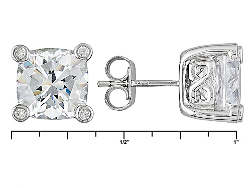 Bella Luce® 11.09ctw Rhodium Over Sterling Silver 