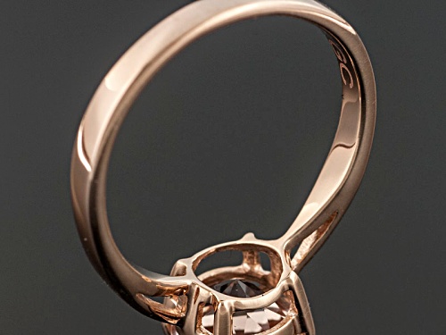 1.50ct Round Cor-De-Rosa Morganite™ 10k Rose Gold Solitaire Ring - Size 11