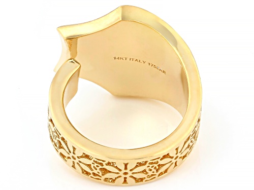 Stefano Oro® 14k Yellow Gold Ricami Cobra Ring - Size 8