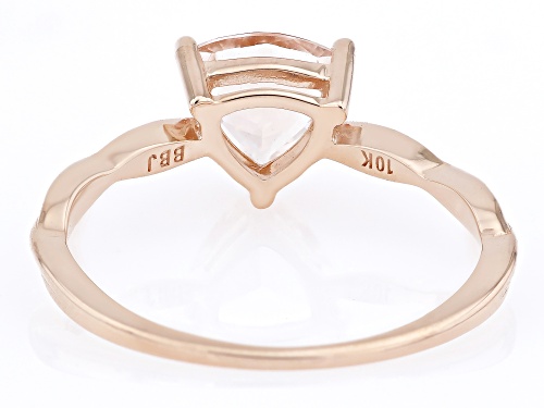 0.91ct Cor-De-Rosa Morganite™ 10k Rose Gold Solitaire Ring - Size 8