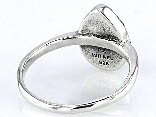 Artisan Collection of Israel™ 12x8mm Roman Glass Sterling Silver Solitaire Ring - Size 9