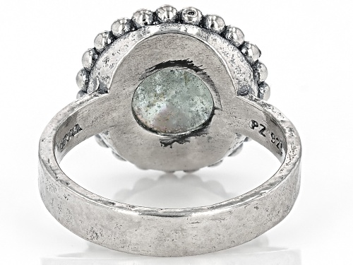 Artisan Collection of Israel™ 10mm Roman Glass Sterling Silver Ring - Size 8