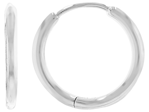Artisan Collection of Israel™ Sterling Silver & 14K Gold Over Silver Huggie Hoop Earring Set of 2