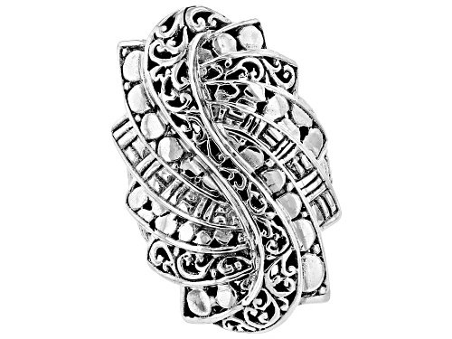 Artisan Collection Of Bali™ Sterling Silver Trilogy Step Ring - Size 6