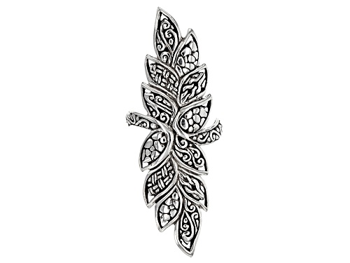 Artisan Collection Of Bali™ Sterling Silver Elongated Leaf Ring - Size 6