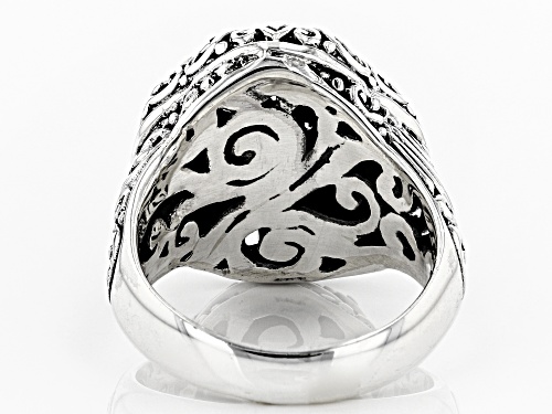 Artisan Collection Of Bali ™ Sterling Silver Scalloped Watermark Ring - Size 7