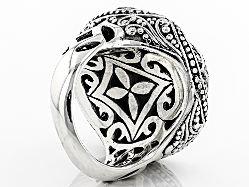 Artisan Collection Of Bali™ Sterling Silver Concave Flower Ring - Size 6