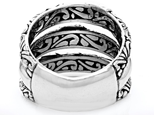 Artisan Collection of Bali™ Sterling Silver Hammered Band Ring - Size 8