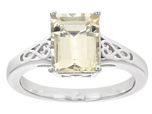 6.95ctw Rectangular Yellow Labradorite Rhodium Over Silver Ring,Earrings, Pendant With Chain