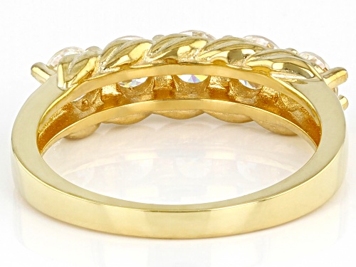 1.75ctw Round Strontium Titanate 18K Yellow Gold Over Sterling Silver Ring - Size 9