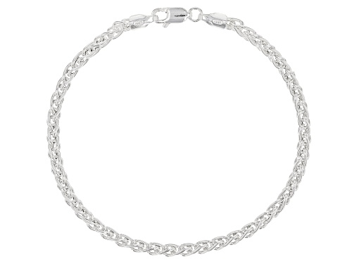 Sterling Silver Wheat Chain 18 Inch & Bracelet 7.5 Inch