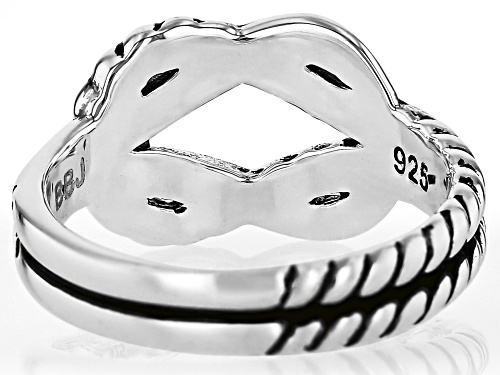 Southwest Style by JTV™ Sterling Silver Knot Ring - Size 8