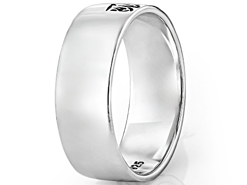 Southwest Style by JTV™ Oxidized Sterling Silver Mountain Landscape Band Ring - Size 12