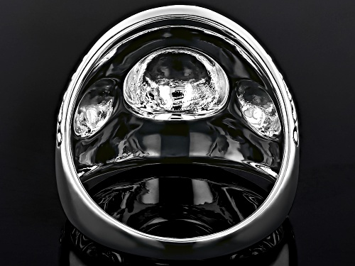 Southwest Style by JTV™ Oxidized Sterling Silver Textured Ring - Size 7