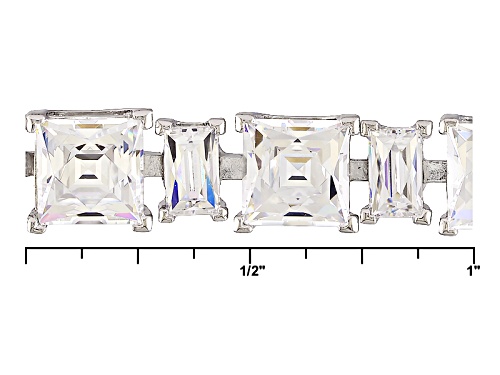 Tycoon For Bella Luce ® 39.03ctw Baguette And Square Platineve® Bracelet (24.34ctw Dew) - Size 7.5