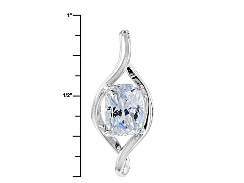 Tycoon For Bella Luce ® 2.43ct White Diamond Simulant Platineve® Pendant/Chain(1.74ct Dew)