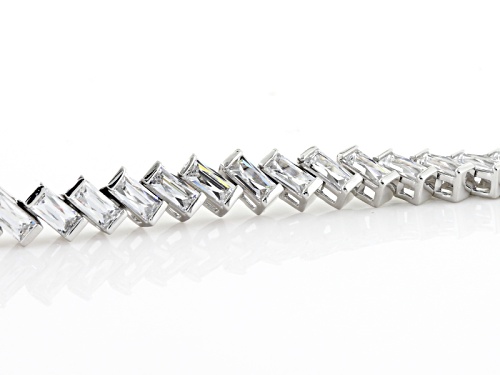 Tycoon For Bella Luce ® 15.04ctw White Diamond Simulant Platineve® Bracelet(12.76ctw Dew) - Size 7.25